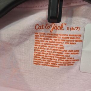Cat & Jack Light Pink Cat Tee
